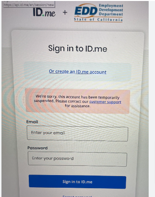 How to open a suspended id.me account